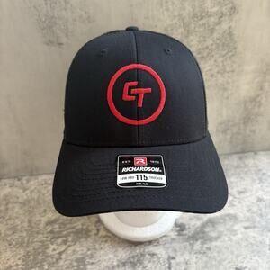 Crimson Trace Red Dot Sight SnapBack Trucker Hat Black Mesh Cap